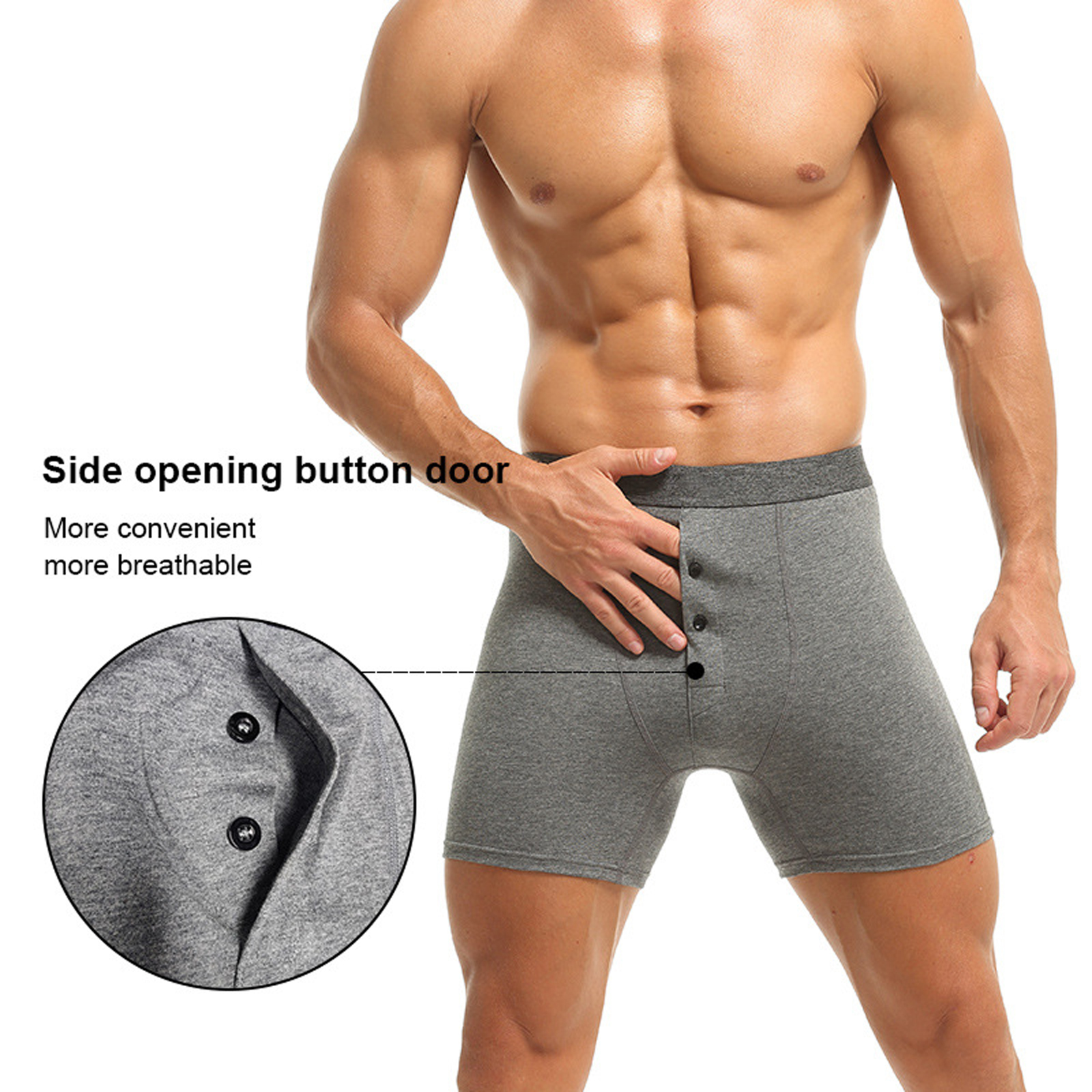 Boyshort Underwear - Men Underwear Panties Fabric Comfortable Undies