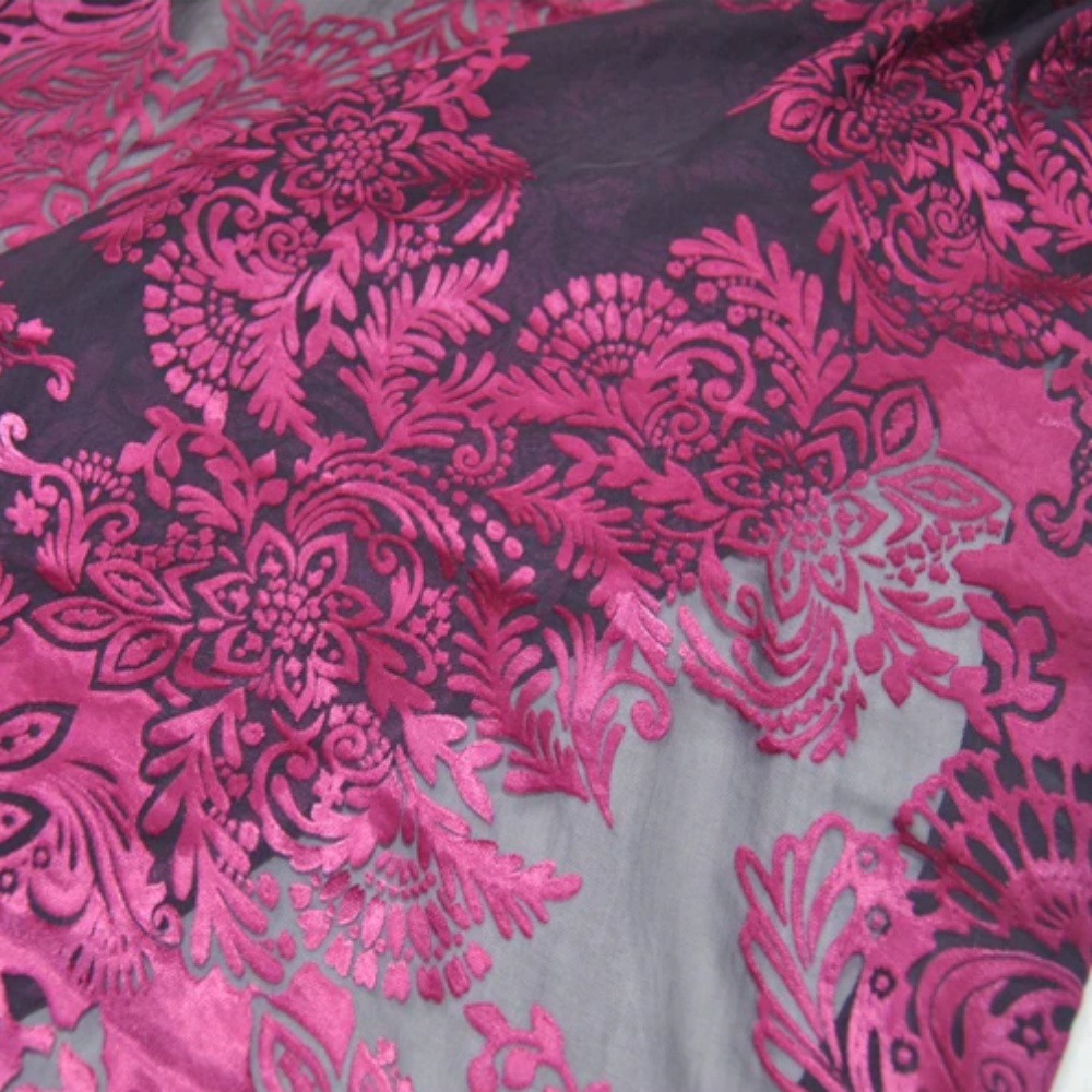 Fashion Large Pink Flower Desi – Robe Silk Women Bewertung und Preis