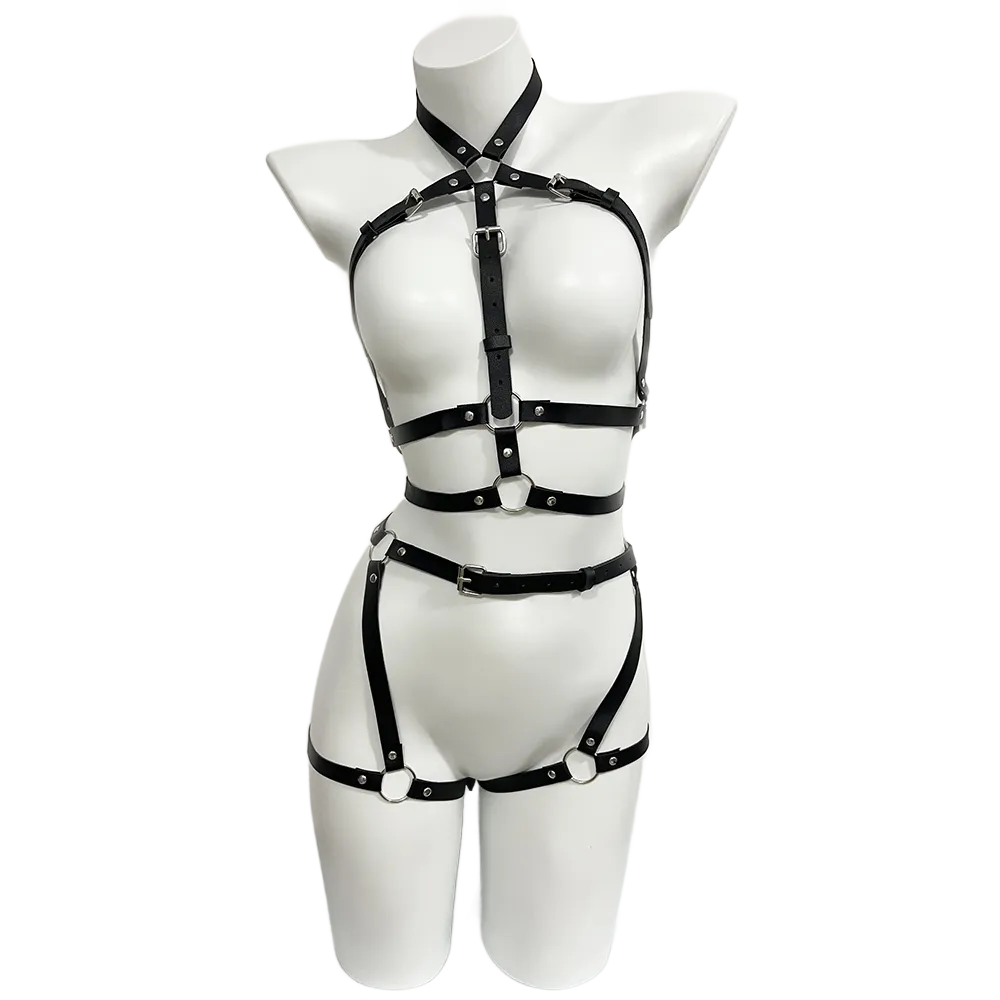 Harness for Women Pu Leather L – Garter Belt Set Bewertung und Preis