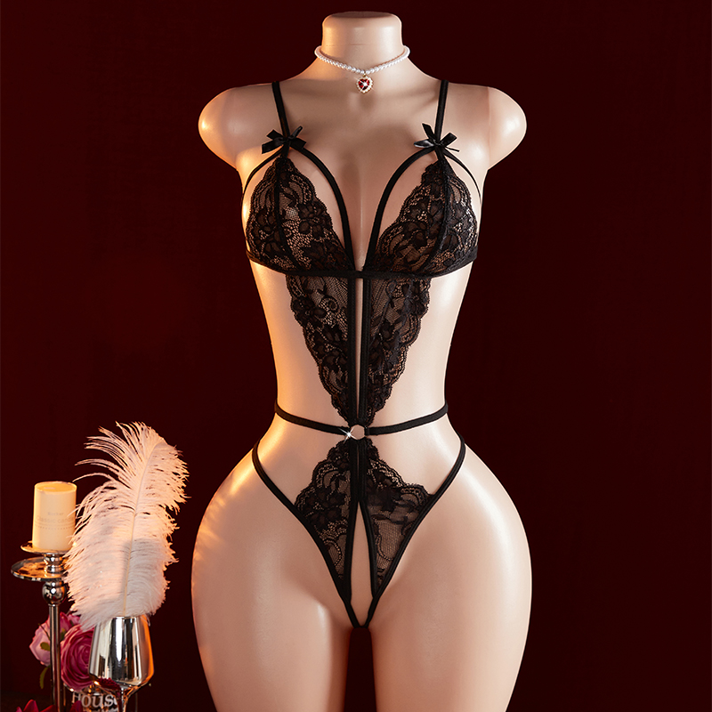 Transparent Sexy One-piece Hol – Lace Teddy Lingerie Bewertung und Preis