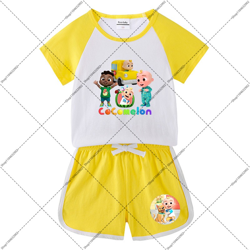 2PCS Cocomelons Kids T-shirts  – Boyshort Underwear Bewertung und Preis