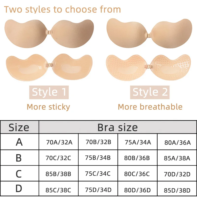 Sexy Women's bra Invisible Pus – Silicone Bra Adhesive Bewertung und Preis