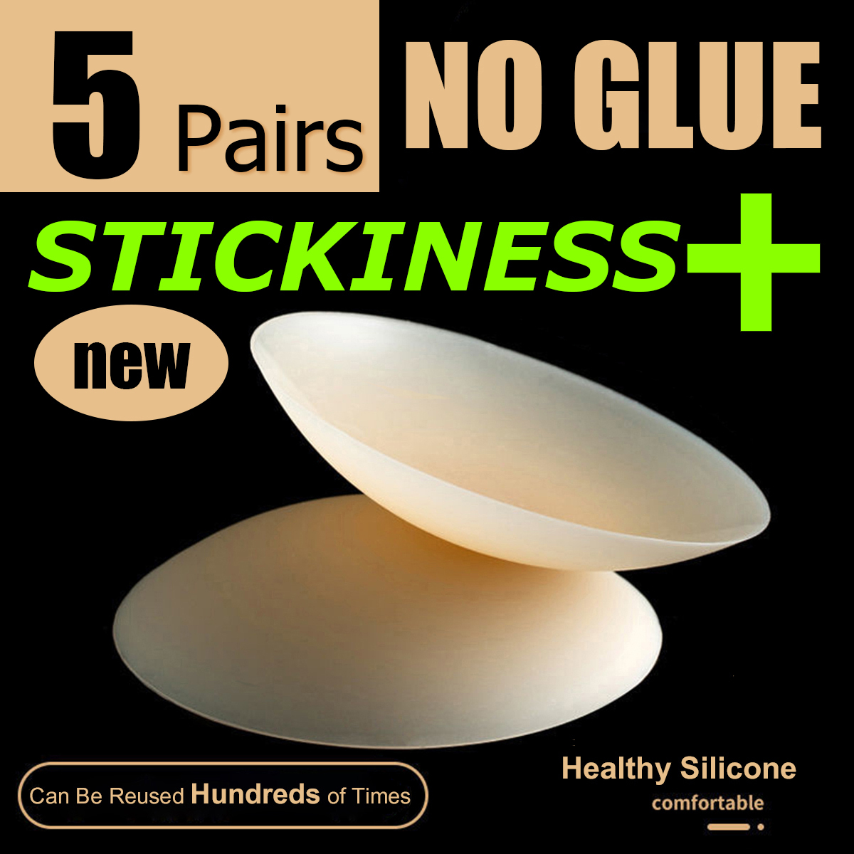 5 Pairs More Sticky 10cm No Tr – Silicone Bra Adhesive Bewertung und Preis