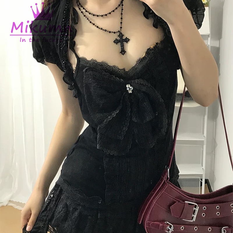 Mikumn Gothic Lolita Black Lac – Cami Top Lace Bewertung und Preis