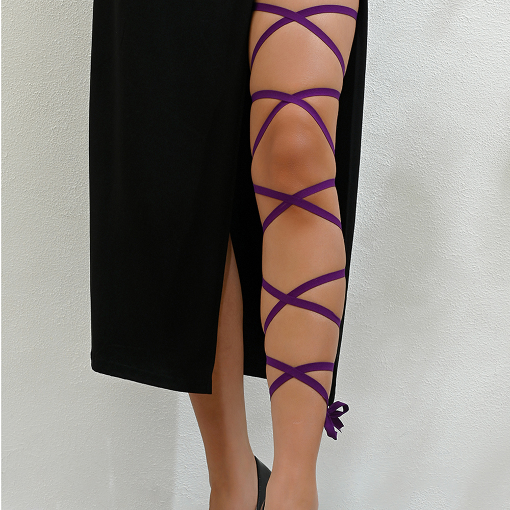 Punk Arm Wrap Elastic Crossed  – Garter Belt Set Bewertung und Preis