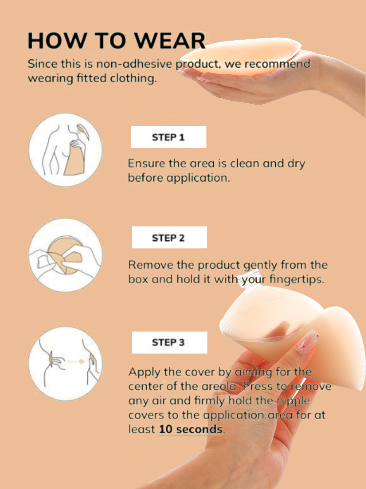 Women's Reusable Invisible Sil – Nipple Cover Pasties Bewertung und Preis