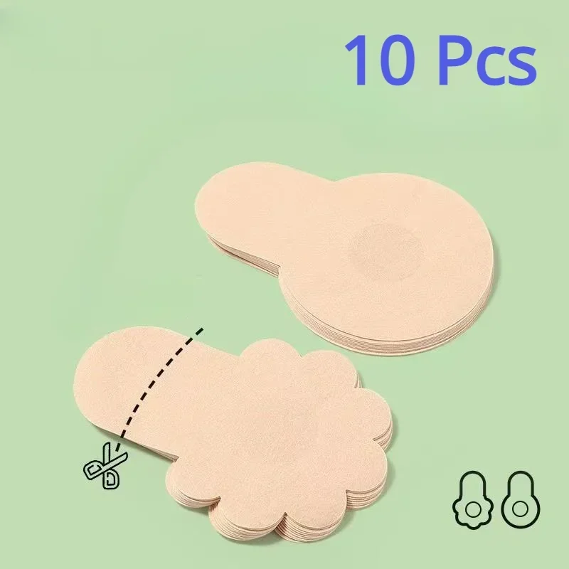 10pcs Women's Invisible Breast – Silicone Bra Adhesive Bewertung und Preis