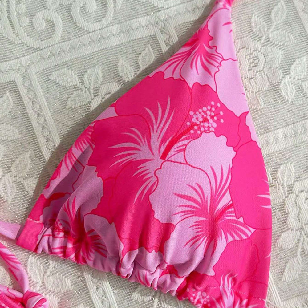 Women's Printed Vest Bikini+Th – Thong Bikini Women Bewertung und Preis