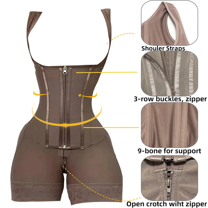 Body Shaper Women Colombian Fa – Shapewear Bodysuit Firm Bewertung und Preis