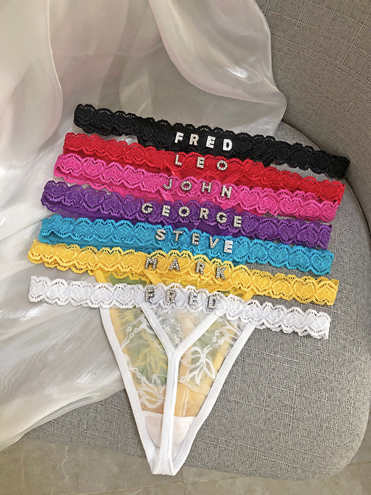 Custom Thong Panties with Name – Thong Bikini Women Bewertung und Preis
