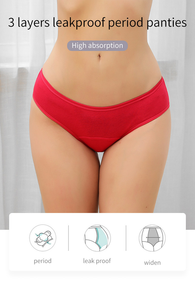 Hot Sale Mid-Rise Seamless Men – Period Panty Absorbent Bewertung und Preis