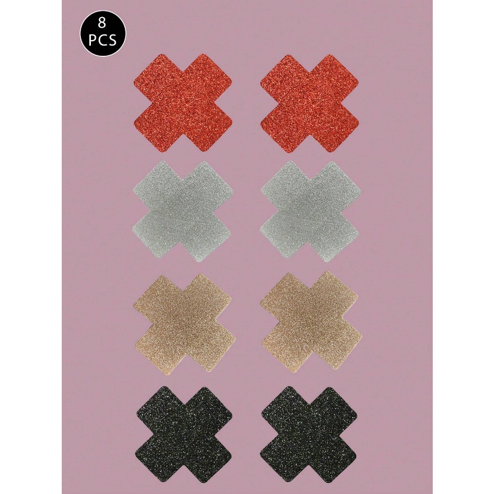8pcs Glitter Cross Nipple Past – Nipple Cover Pasties Bewertung und Preis