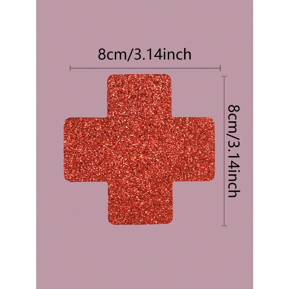 8pcs Glitter Cross Nipple Past – Nipple Cover Pasties Bewertung und Preis