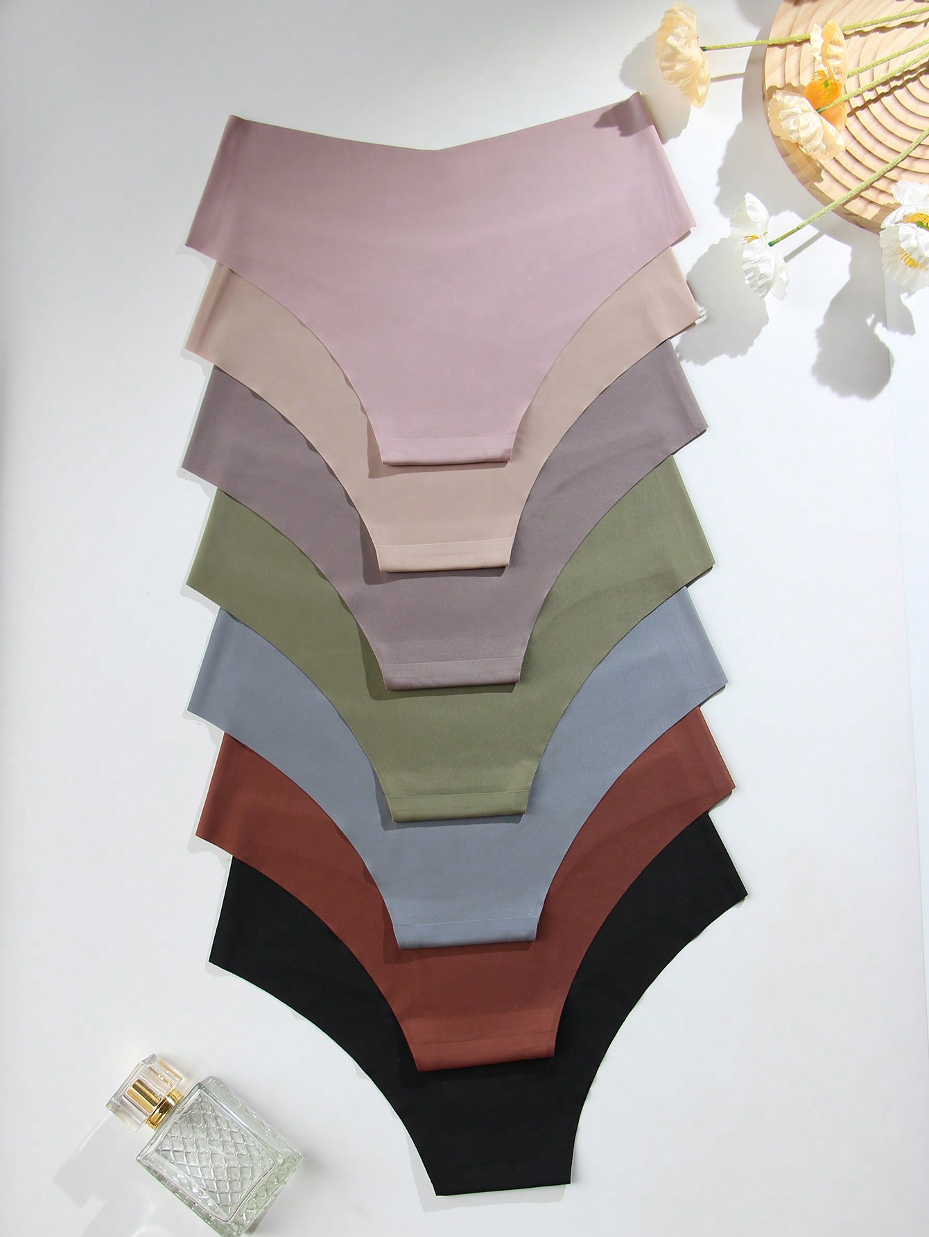 7pcs Seamless Solid Color Full – Seamless Underwear Women Bewertung und Preis
