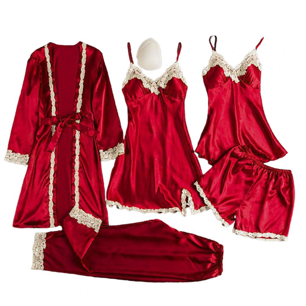 Silk-like Pajama Set Elegant S – Robe Silk Women Bewertung und Preis