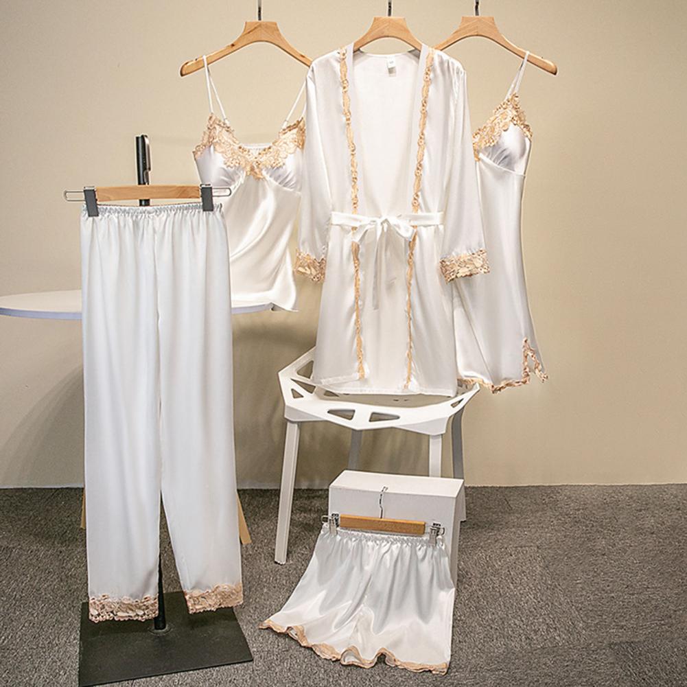 Silk-like Pajama Set Elegant S – Robe Silk Women Bewertung und Preis