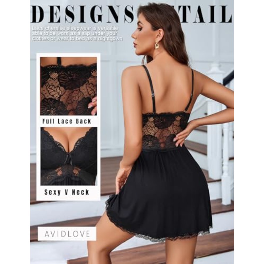 Avidlove Women Chemise Night G – Babydoll Chemise Night Bewertung und Preis