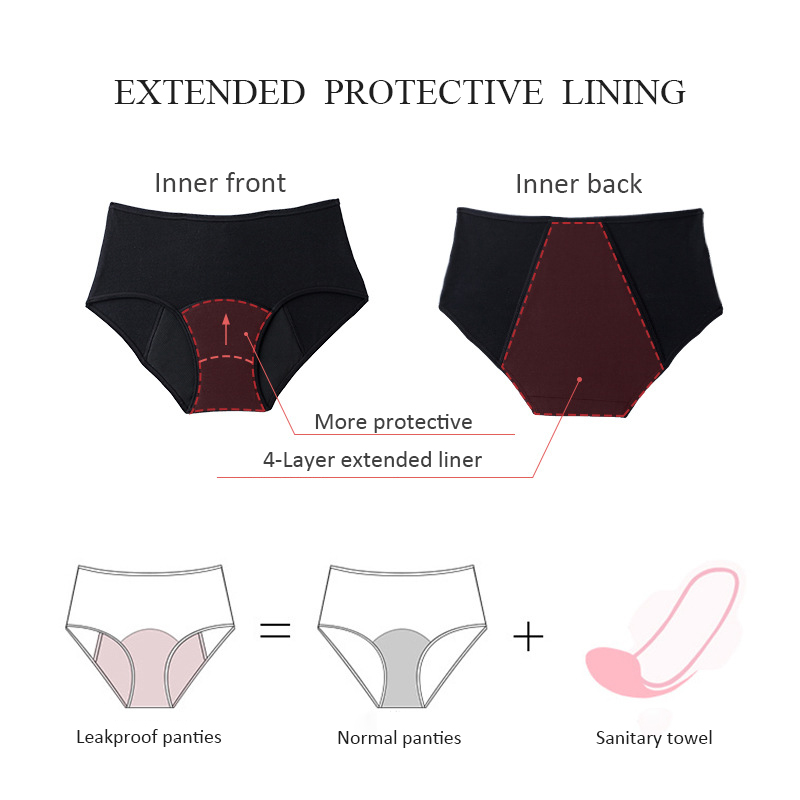 3Pcs Heavy Flow Menstrual Pant – Period Panty Absorbent Bewertung und Preis