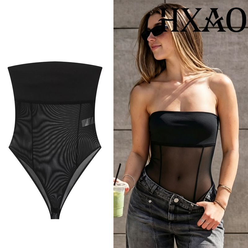 HXAO Tulle Corset Bodys Woman  – Strapless Bra Backless Bewertung und Preis
