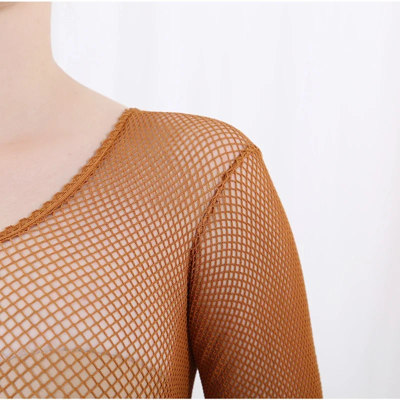 Latin Dance Full Body Jumpsuit – Bodystocking Fishnet Bewertung und Preis
