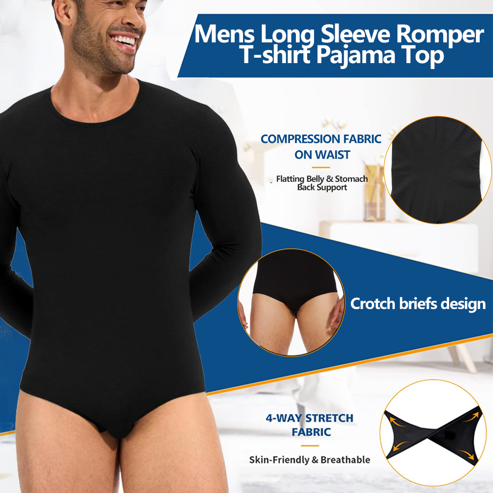 Mens Long Sleeve Bodysuit Full – Shapewear Bodysuit Firm Bewertung und Preis