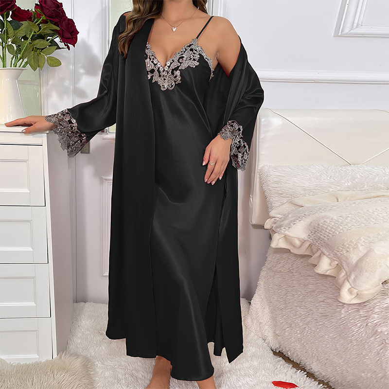 Premium Women’s Autumn Winter  – Robe Silk Women Bewertung und Preis