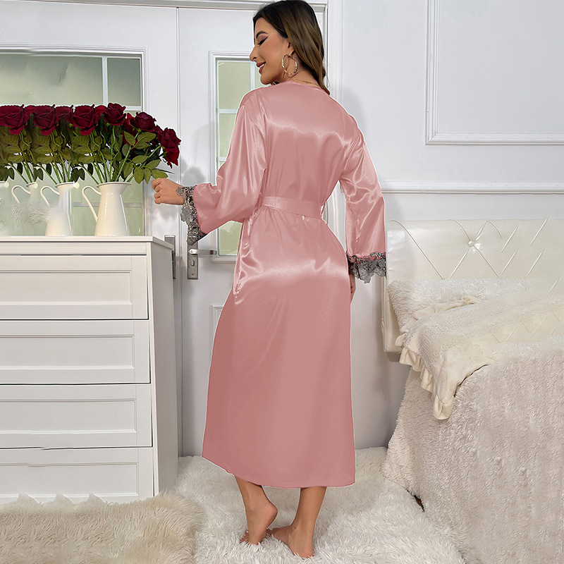 Premium Women’s Autumn Winter  – Robe Silk Women Bewertung und Preis