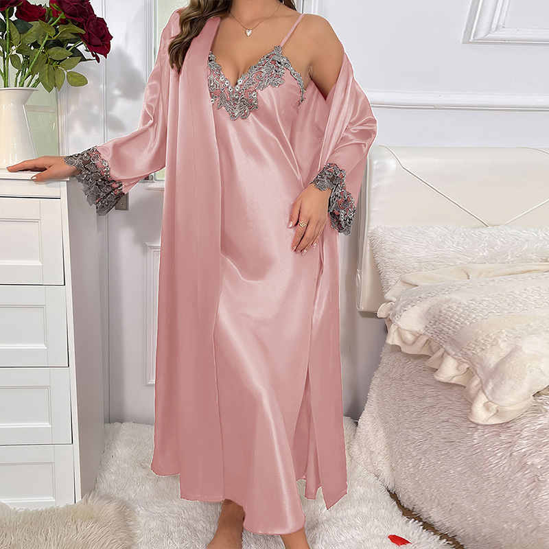 Premium Women’s Autumn Winter  – Robe Silk Women Bewertung und Preis
